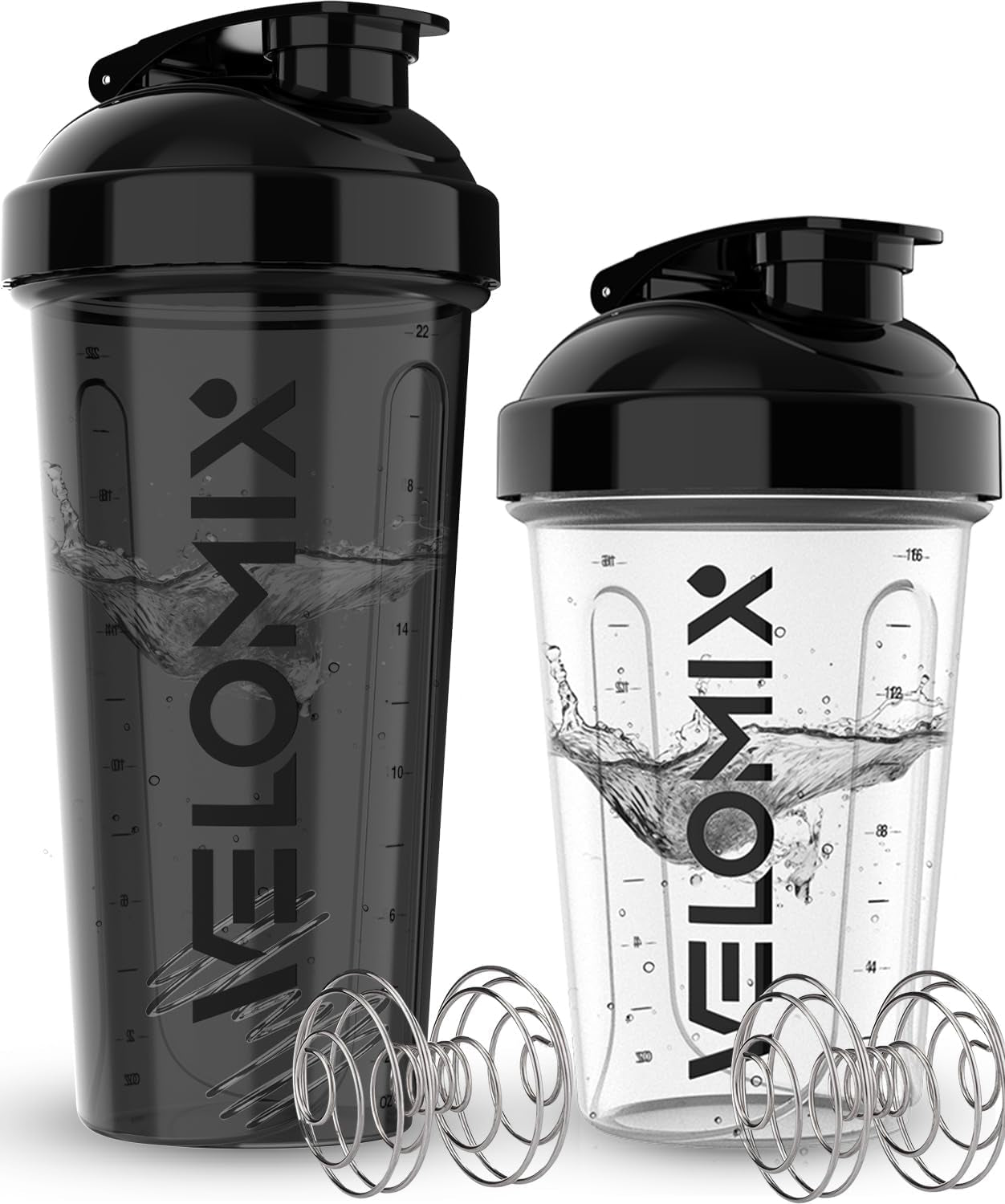 VELOMIX Protein Shaker Bottles