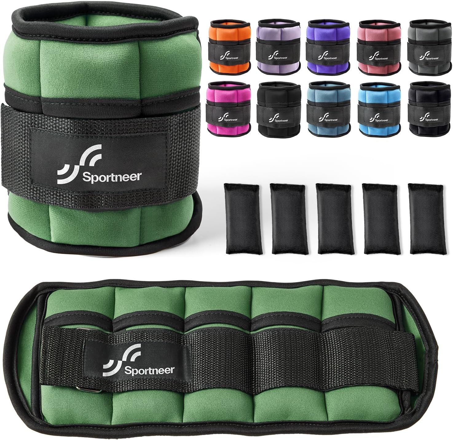 SPORTNEER Adjustable Ankle Weights