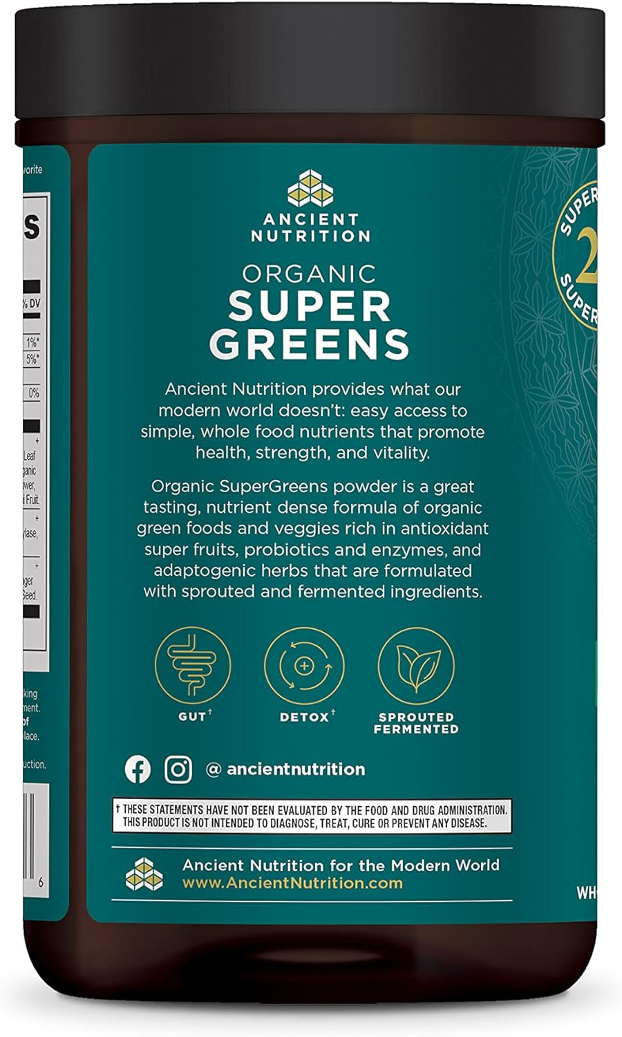 ANCIENT NUTRITION Super Greens Powder