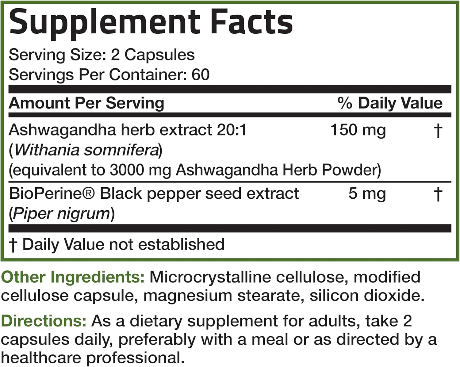 BRONSON Ashwagandha Extra Strength