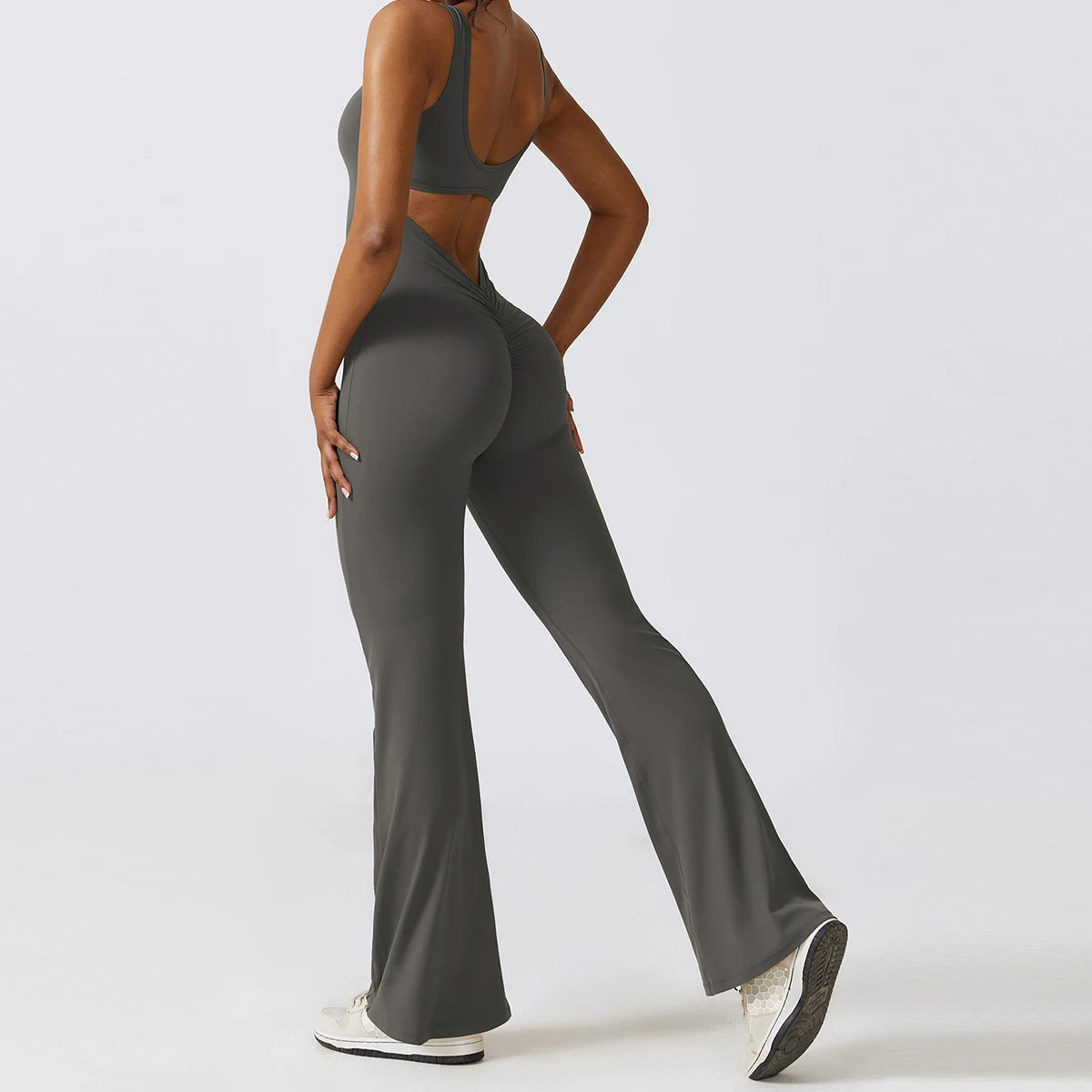 HEARUISAVY V Back Scrunch Gym Set