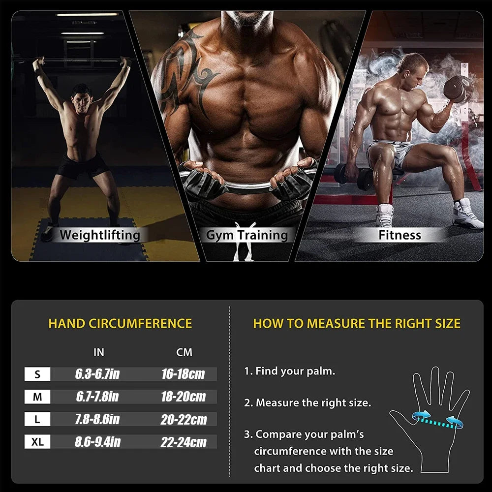 BRACEFULL Half Finger Gym Fitness Gloves