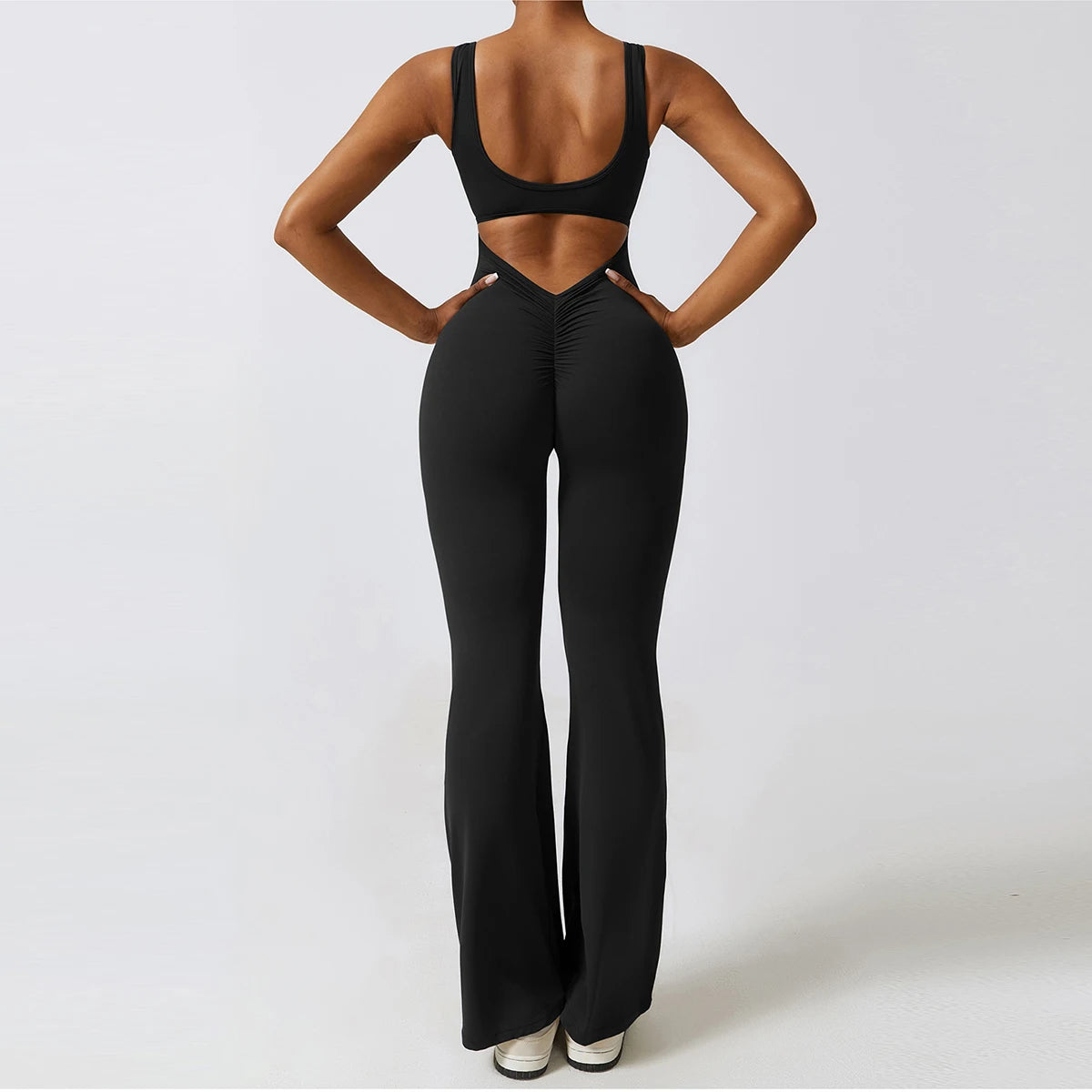HEARUISAVY V Back Scrunch Gym Set