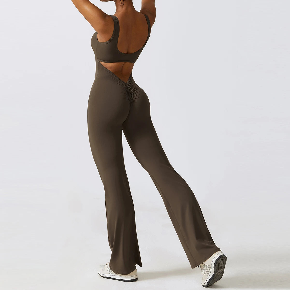 HEARUISAVY V Back Scrunch Gym Set