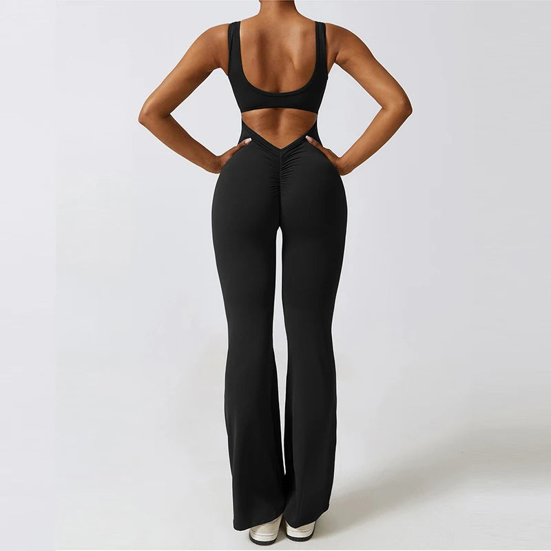 HEARUISAVY V Back Scrunch Gym Set