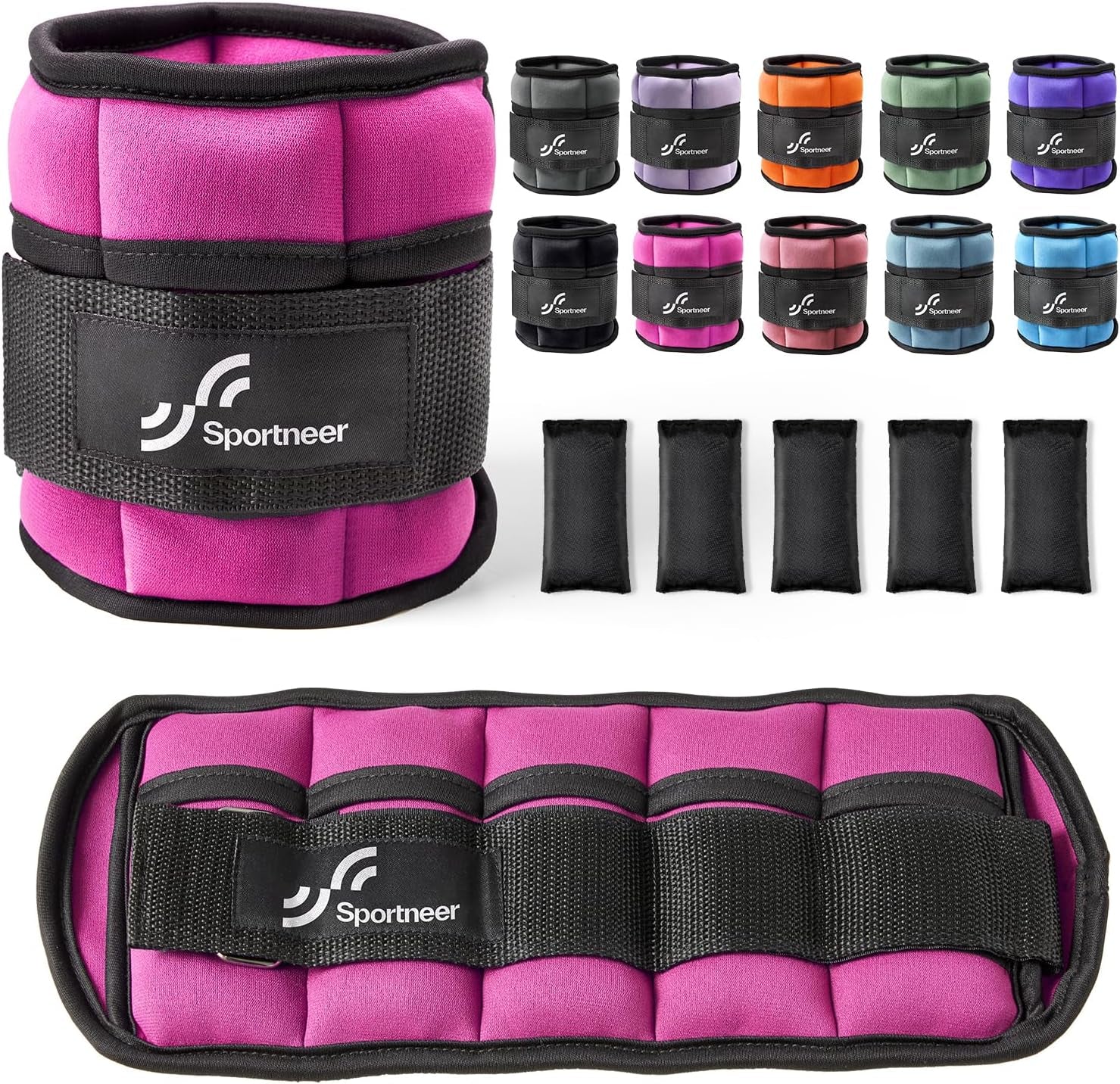 SPORTNEER Adjustable Ankle Weights