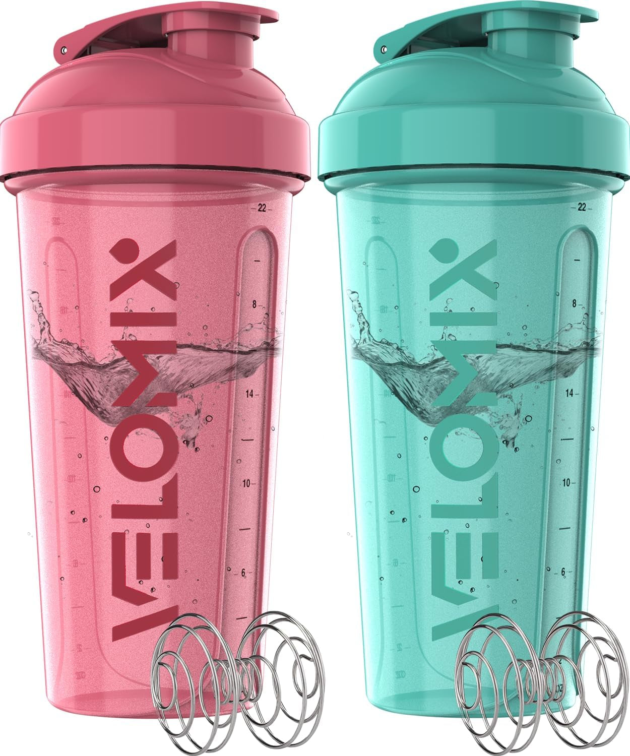 VELOMIX Protein Shaker Bottles