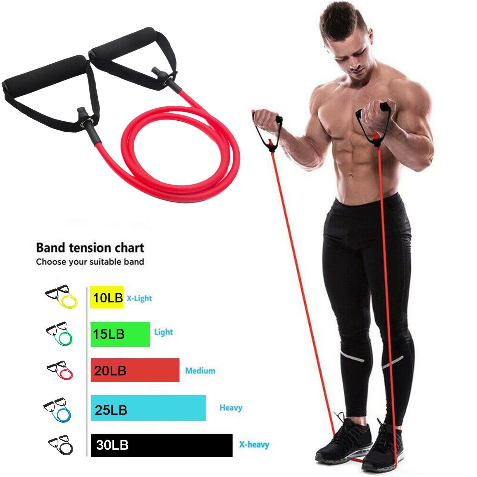 Resistance Bands with Handles