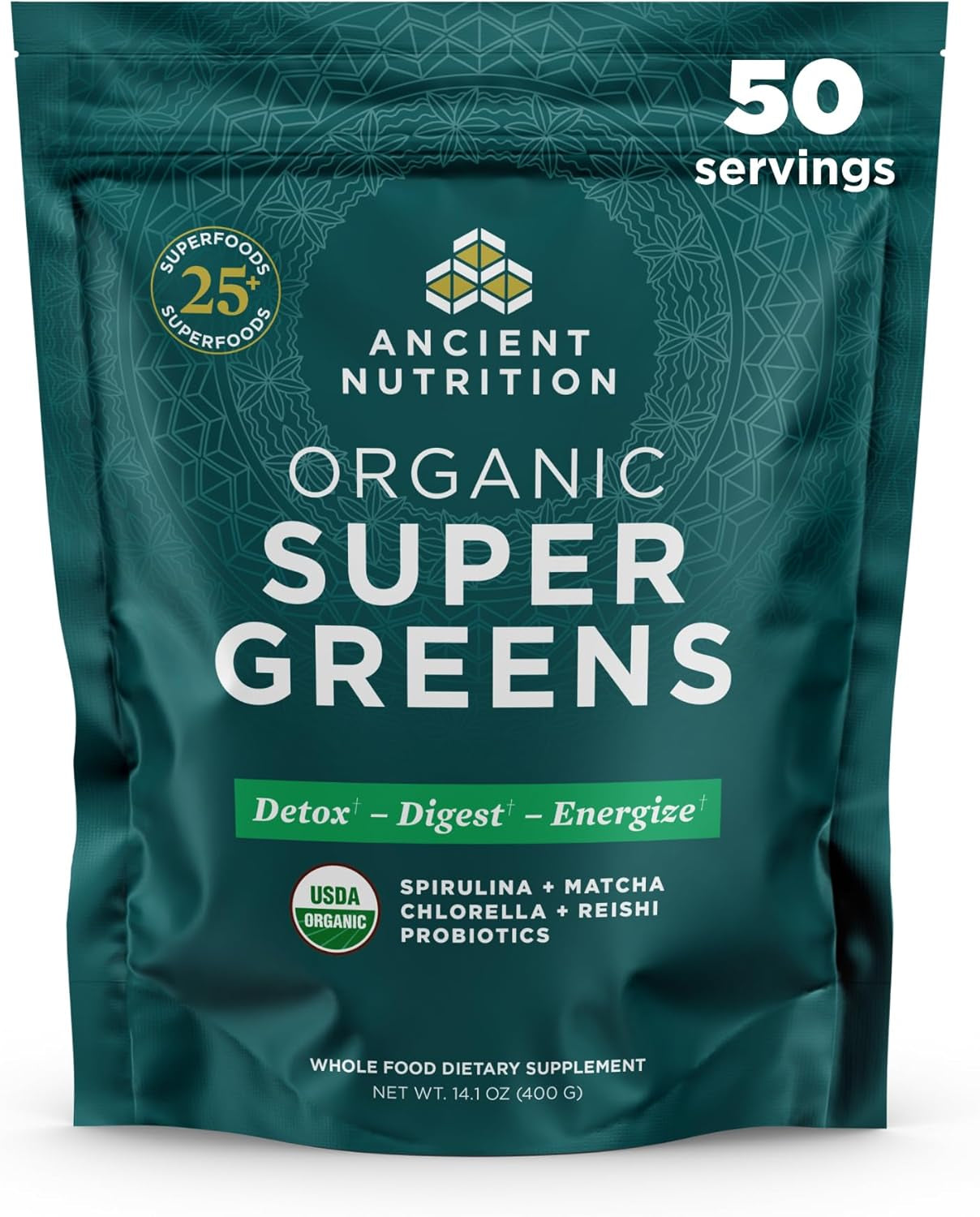 ANCIENT NUTRITION Super Greens Powder 