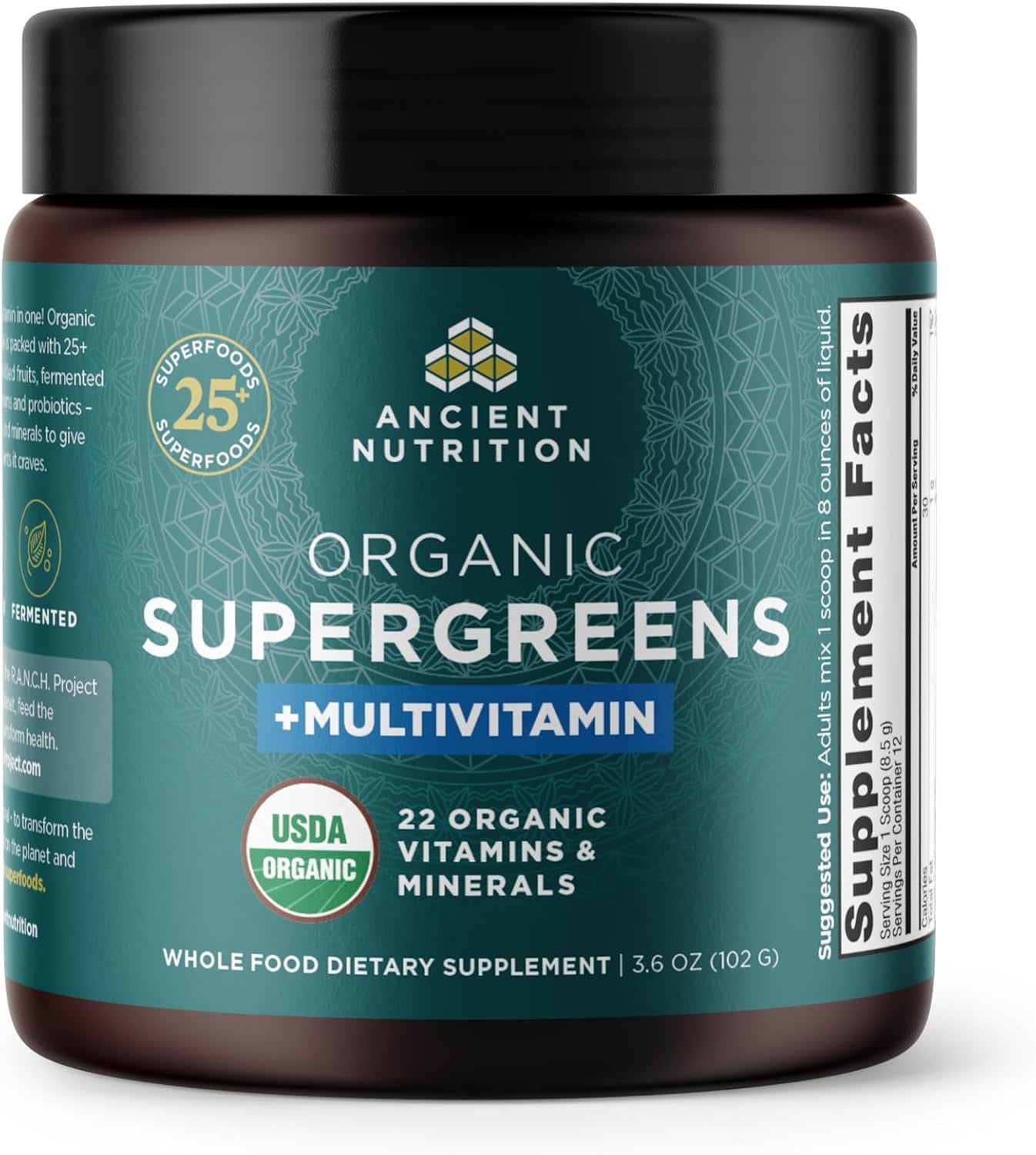 ANCIENT NUTRITION Super Greens Powder 