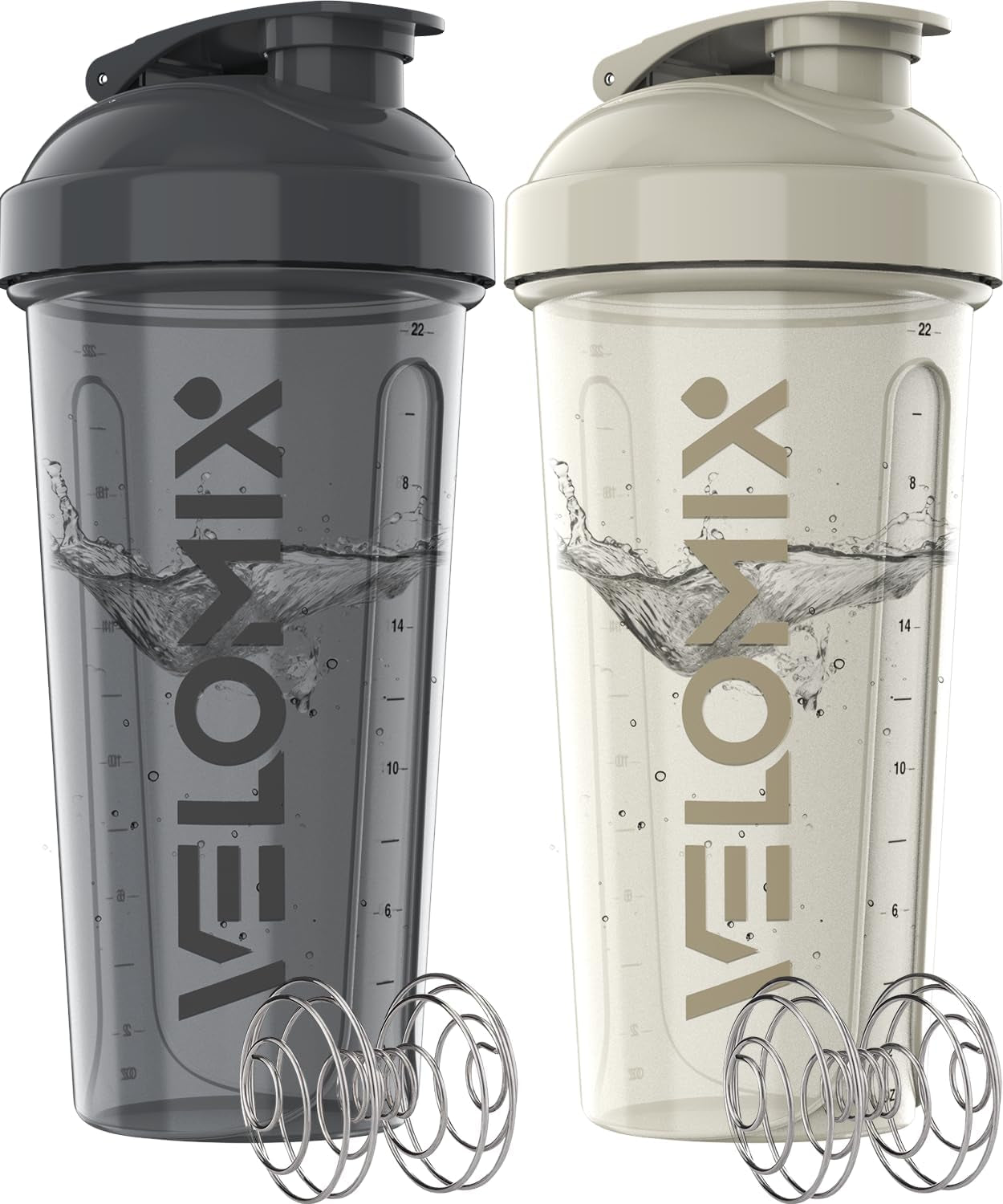 VELOMIX Protein Shaker Bottles 