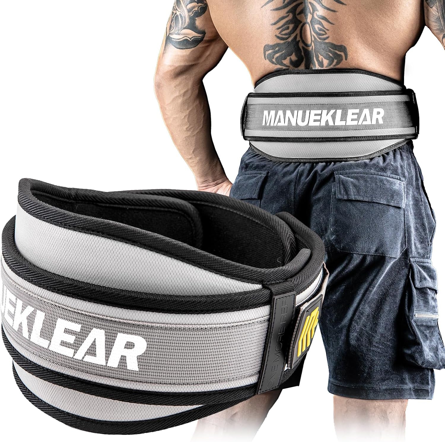 M MANUEKLEAR Weight Lifting Belt