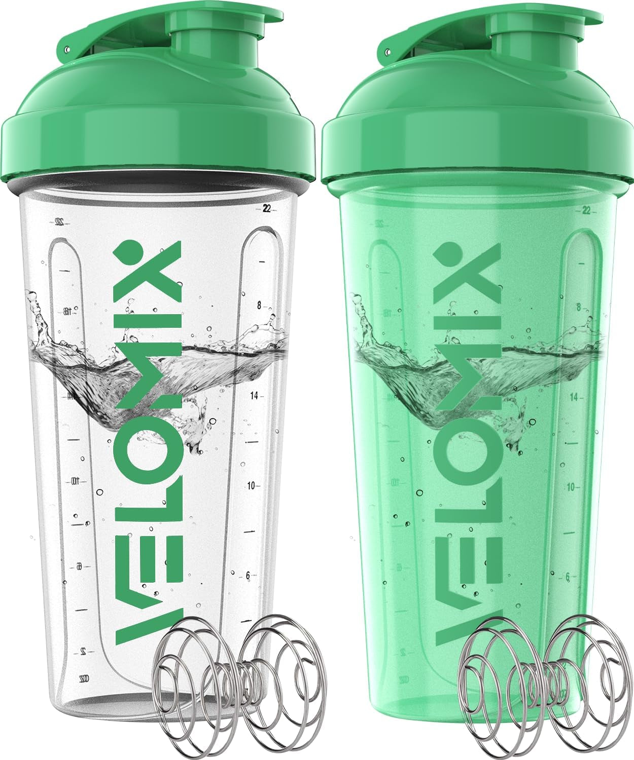 VELOMIX Protein Shaker Bottles 